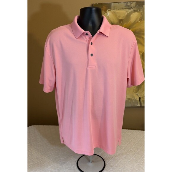 Grand slam Performance Pink Golf Polo Light Weight Mens Size Large - Picture 2 of 16